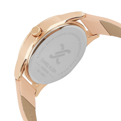 Daniel Klein Premium Women Pink Dial  Analogue Watch