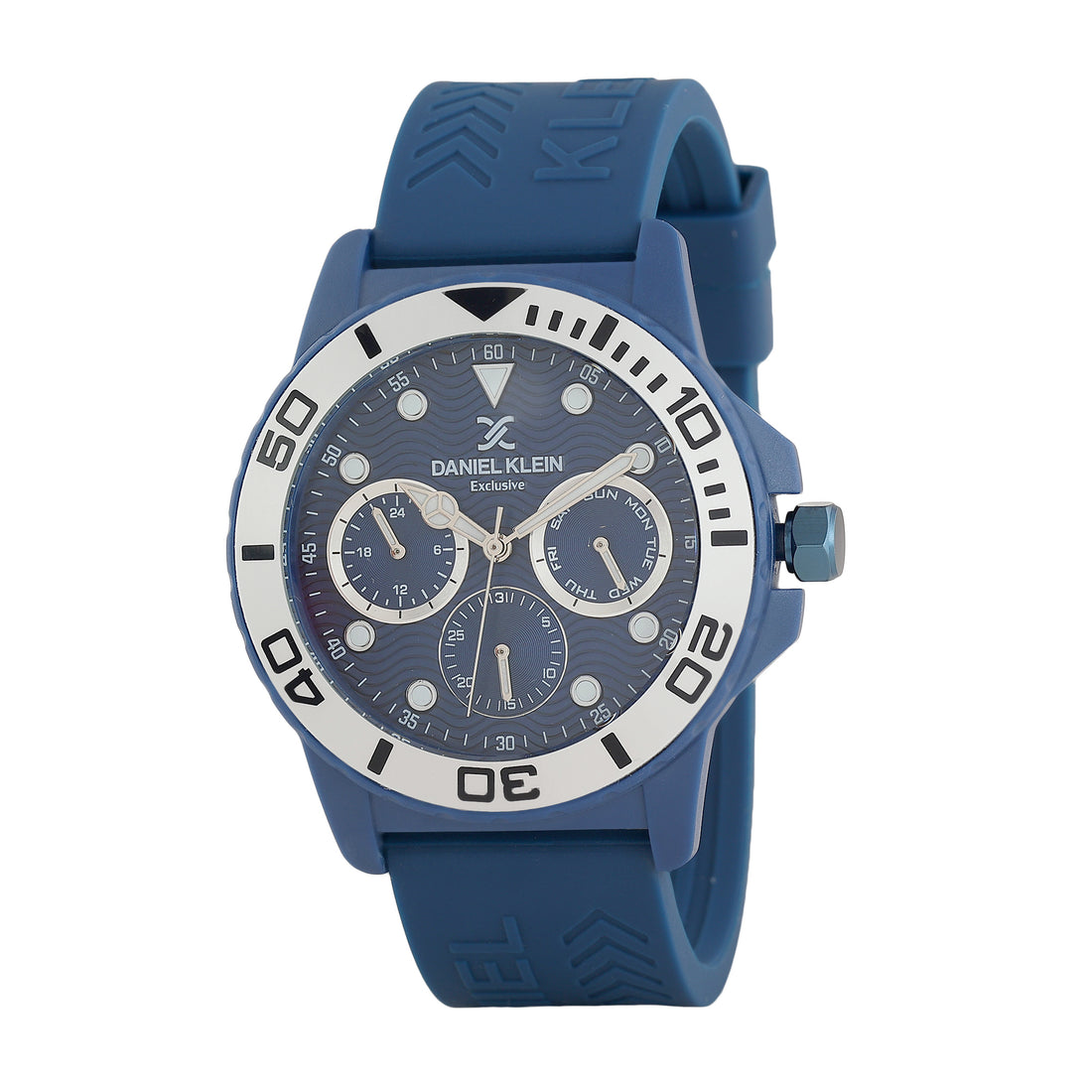 Daniel Klein DKLN  Men Blue Dial Analogue Watch