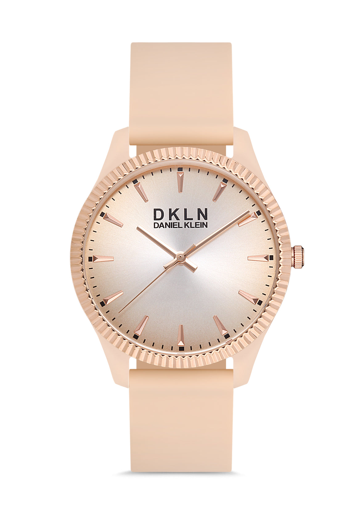 Daniel Klein DKLN Men Pink Dial  Analogue Watch