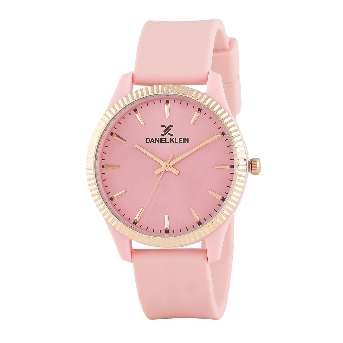 Daniel Klein DKLN  Men Pink Dial Analogue Watch