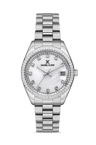 Daniel Klein Premium Women Silver Dial Analogue Watch