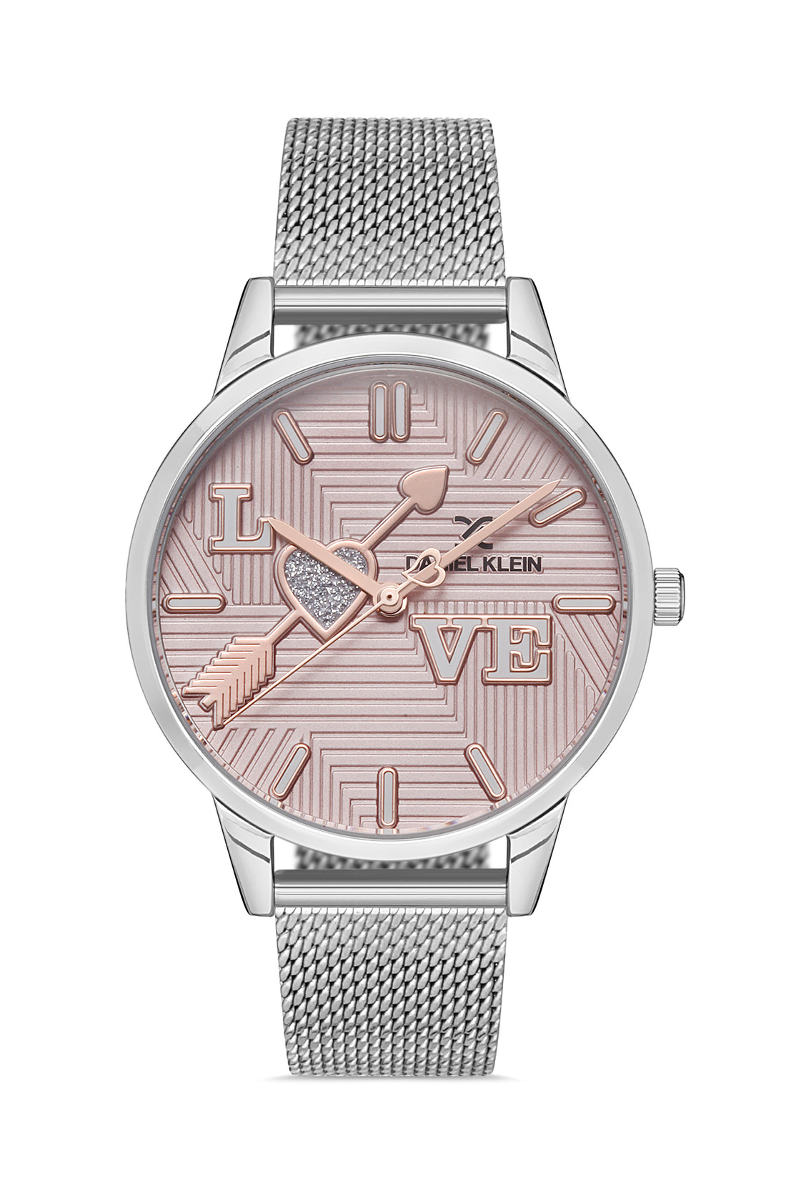 Daniel Klein Trendy Women Pink Dial Analogue Watch