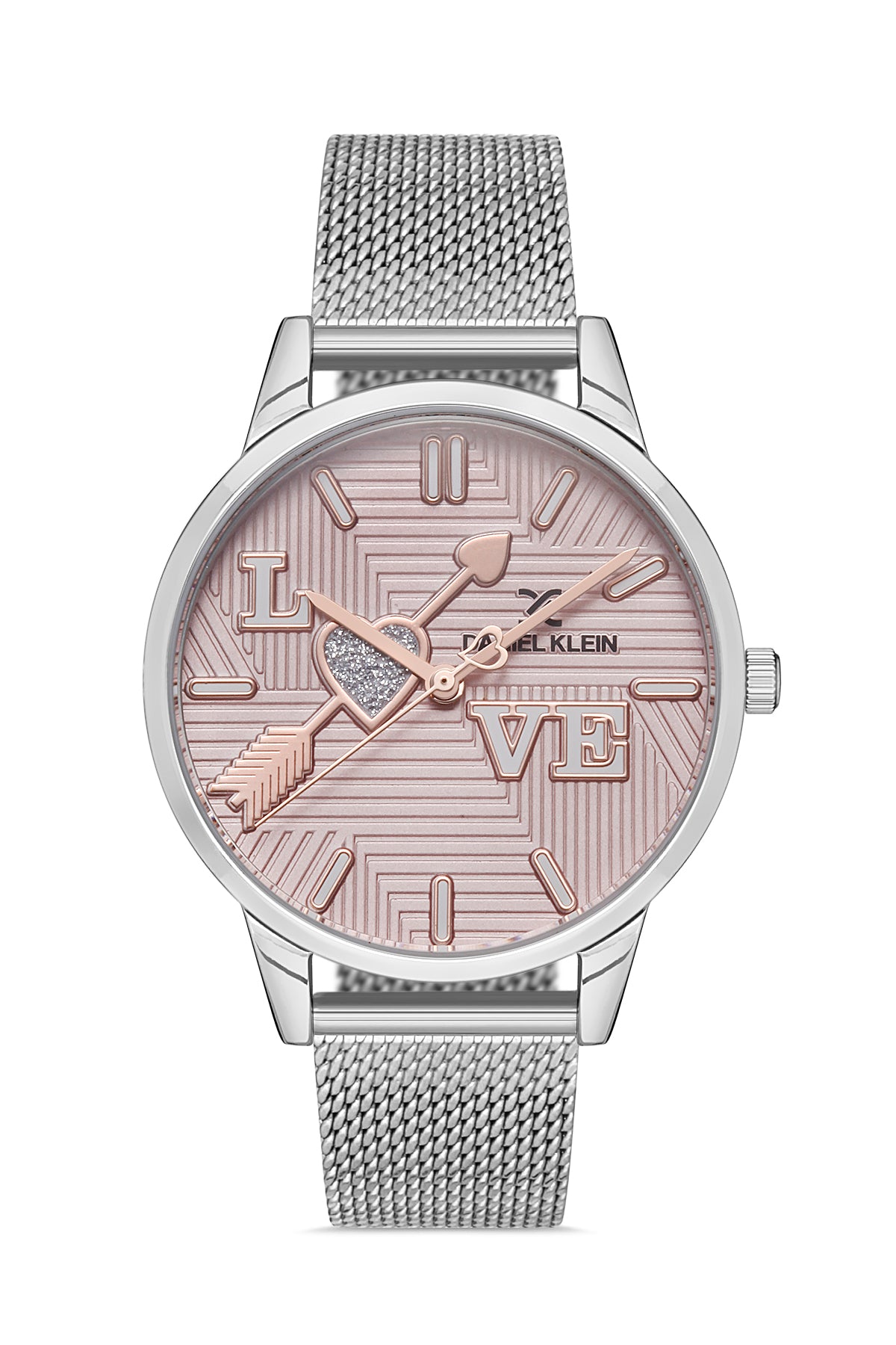 Daniel Klein Trendy Women Pink Dial Analogue Watch