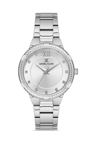 Daniel Klein Premium Women Silver Dial Analogue Watch