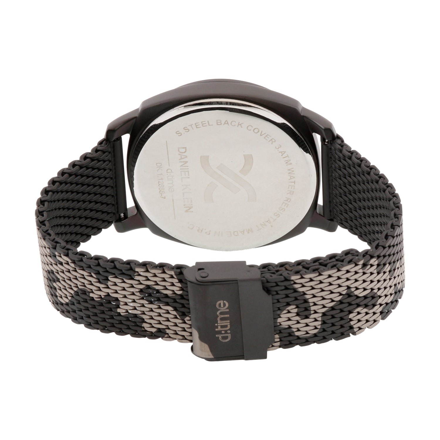 Daniel Klein D-Time Black Dial Watch For Men
