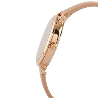 Daniel Klein Trendy Women Rose Gold Dial Watch