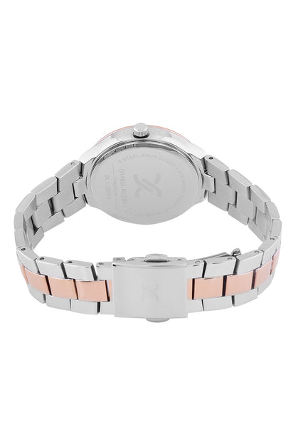 Silver Premium Women Watch with Metallic Strap