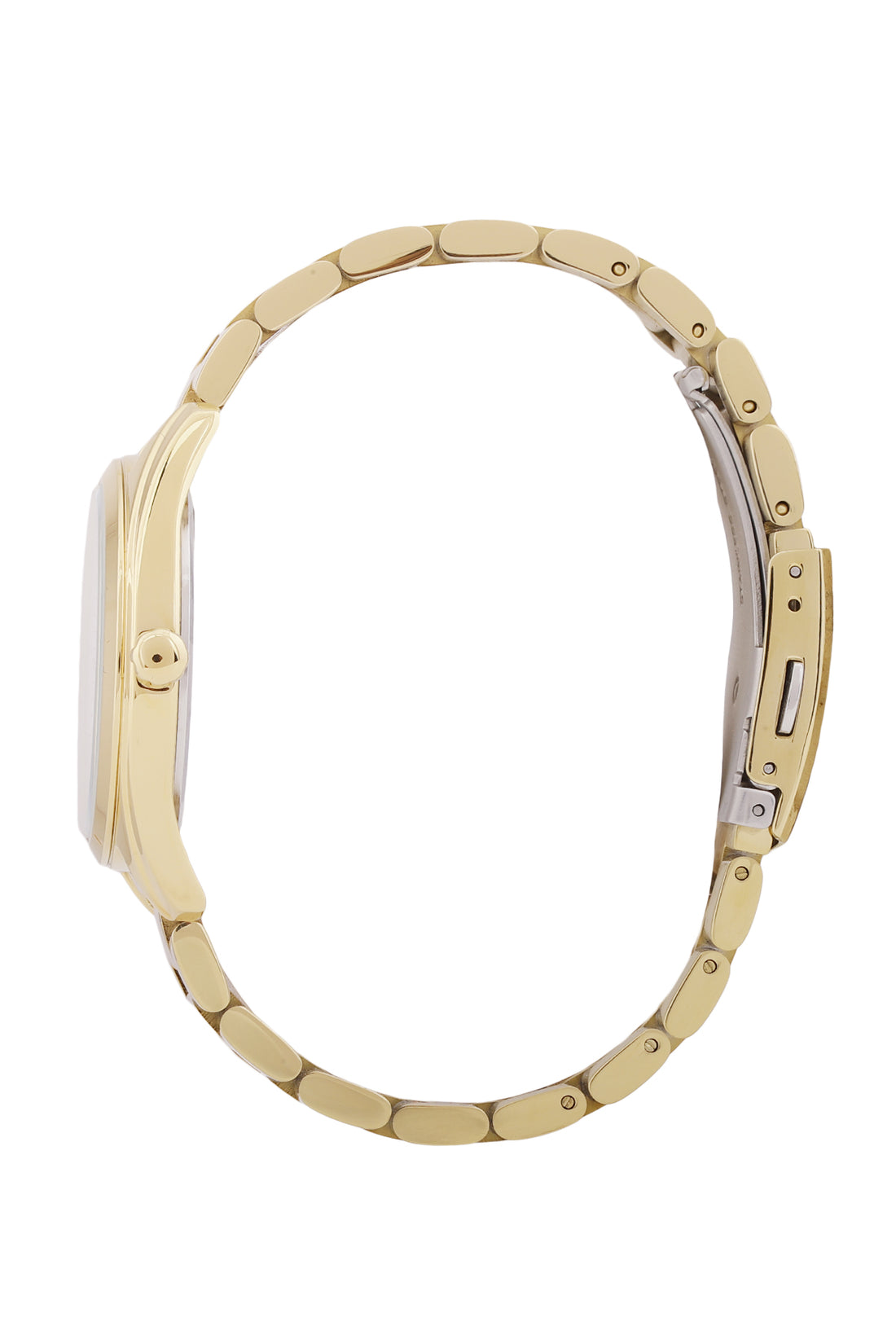 Silver Premium Women Watch with Metallic Strap