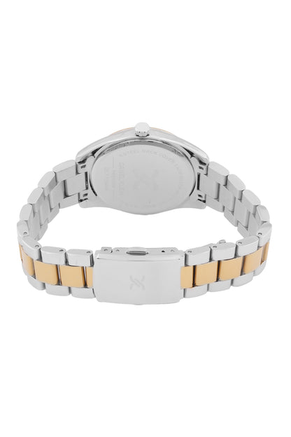 Silver Premium Women Watch with Metallic Strap