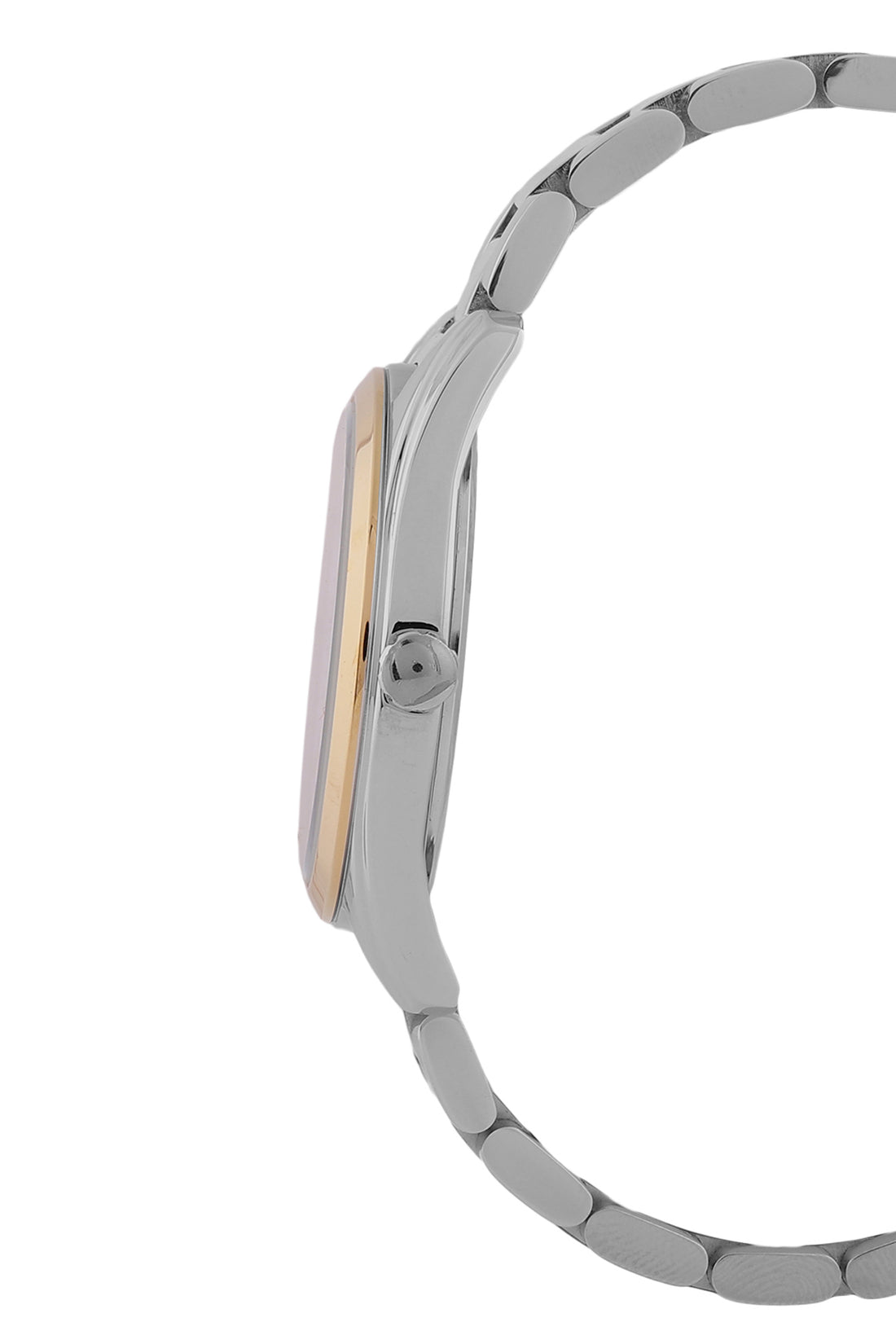 Silver Premium Women Watch with Metallic Strap