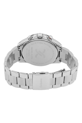 Grey Exclusive Men Watch with Metallic Strap