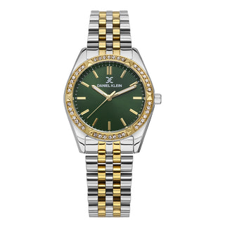 Daniel Klein Green Dial Women's Analogue Watch