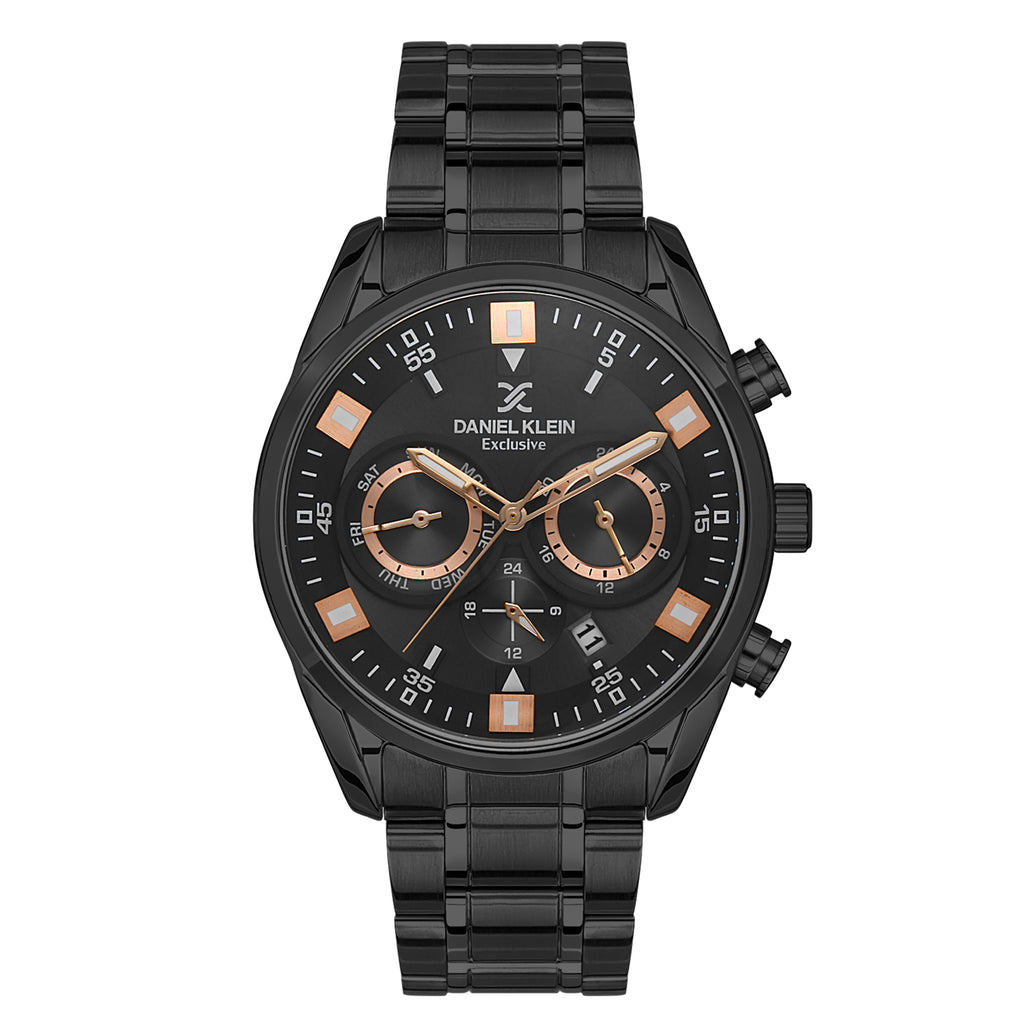 Daniel Klein Black Dial Men's Analogue Watch