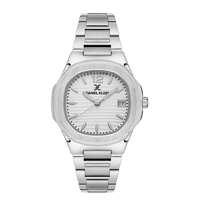 Daniel Klein Silver Dial Premium Women Analogue Watch