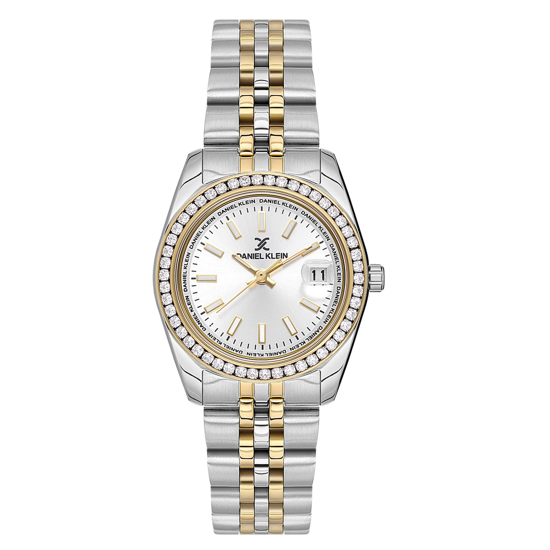 Daniel Klein Silver Dial Premium Women Analogue Watch