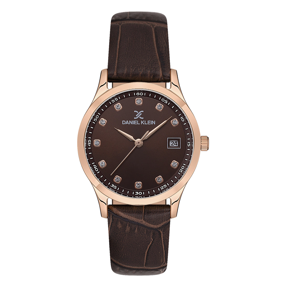 Daniel Klein Brown Dial Premium Women Analogue Watch