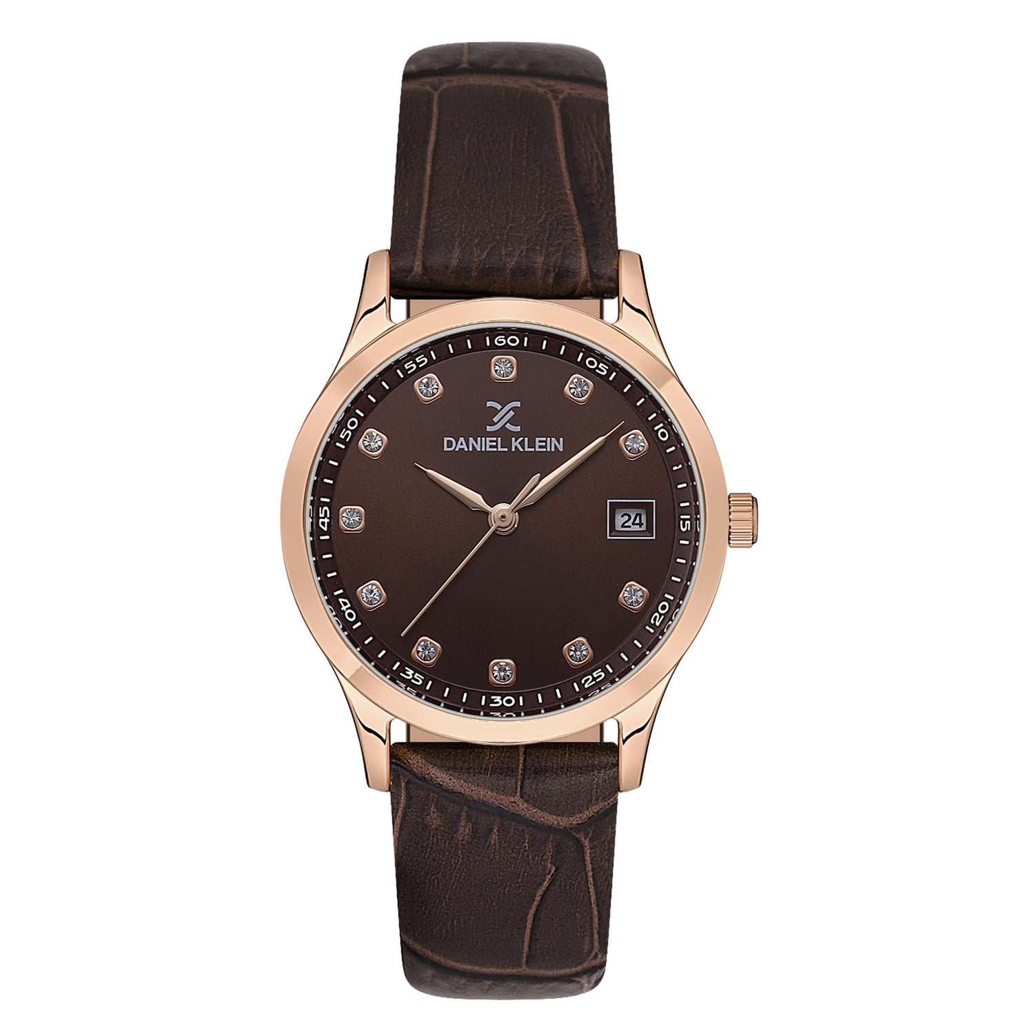 Daniel Klein Brown Dial Premium Women Analogue Watch