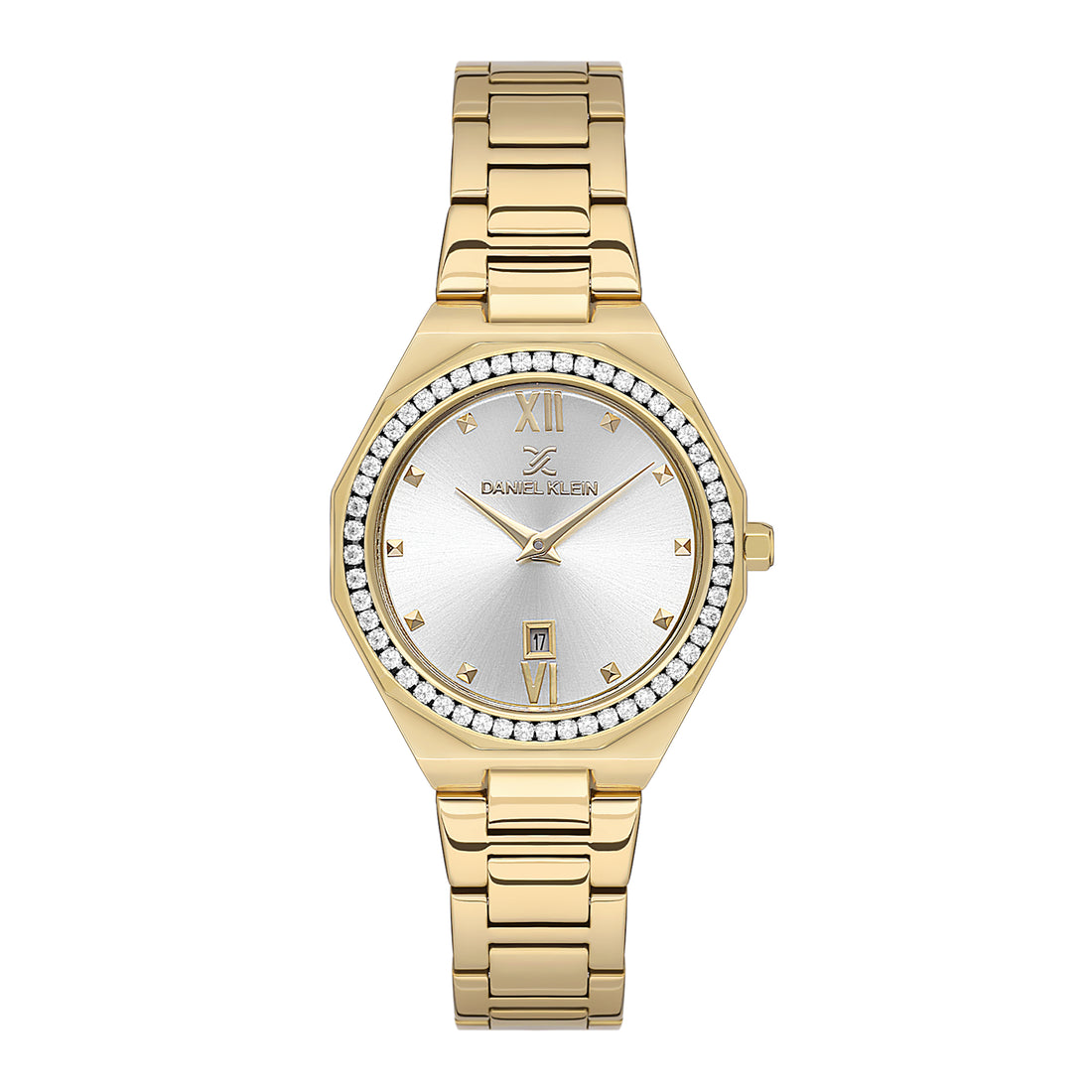 Daniel Klein Silver Dial Premium Women Analogue Watch