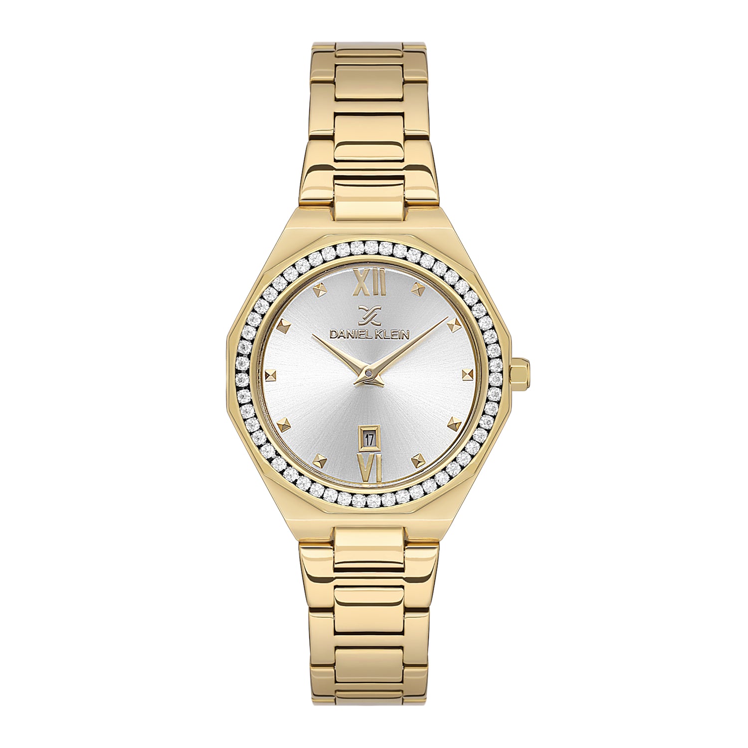 Daniel Klein Silver Dial Premium Women Analogue Watch