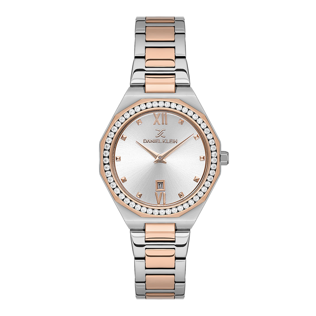 Daniel Klein Silver Dial Premium Women Analogue Watch