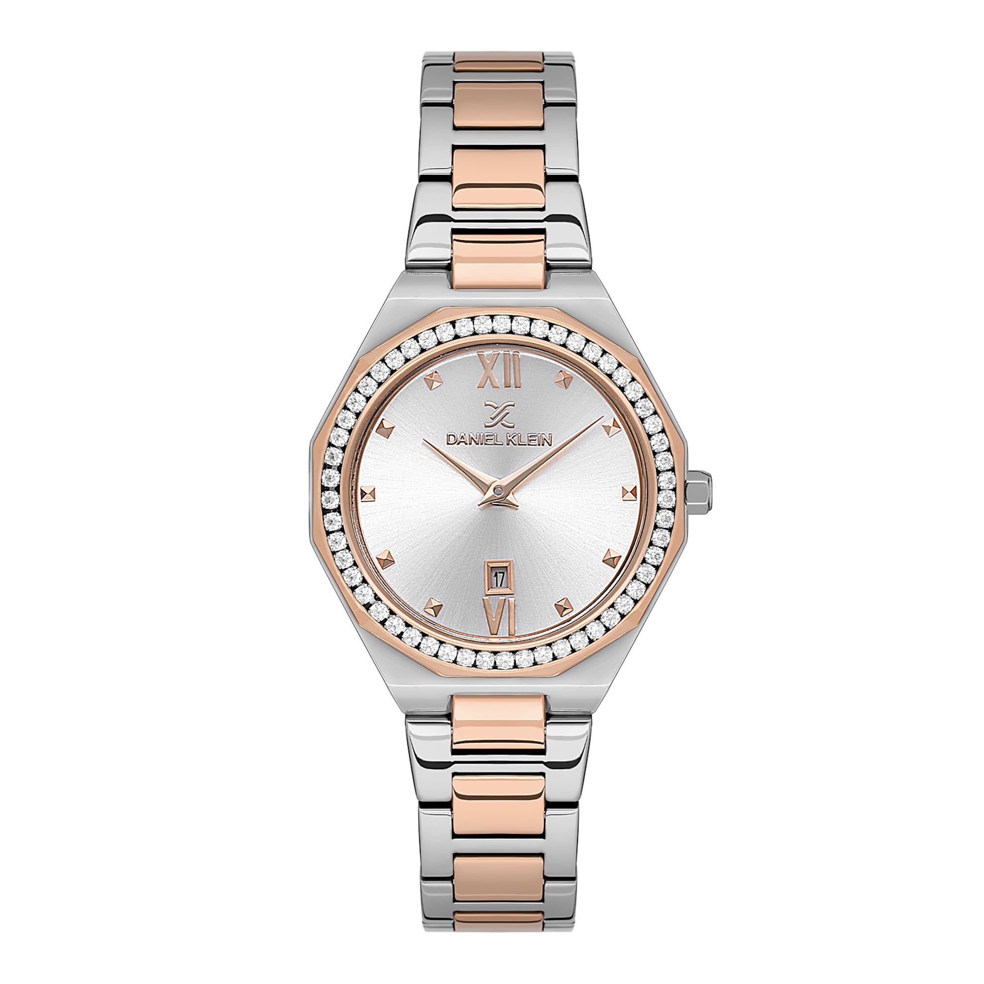 Daniel Klein Silver Dial Premium Women Analogue Watch