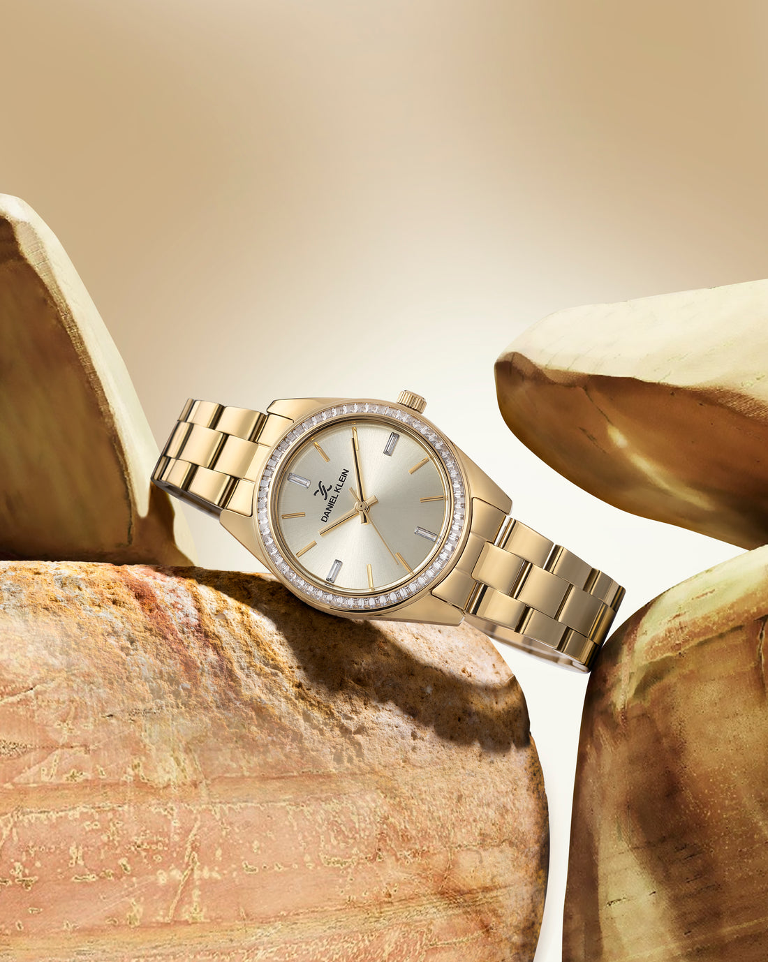 Daniel Klein Silver Dial Premium Women Analogue Watch