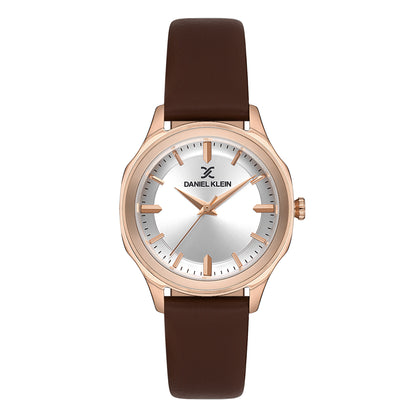 Daniel Klein Silver Dial Premium Women Analogue Watch
