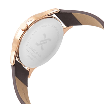 Daniel Klein Silver Dial Premium Women Analogue Watch