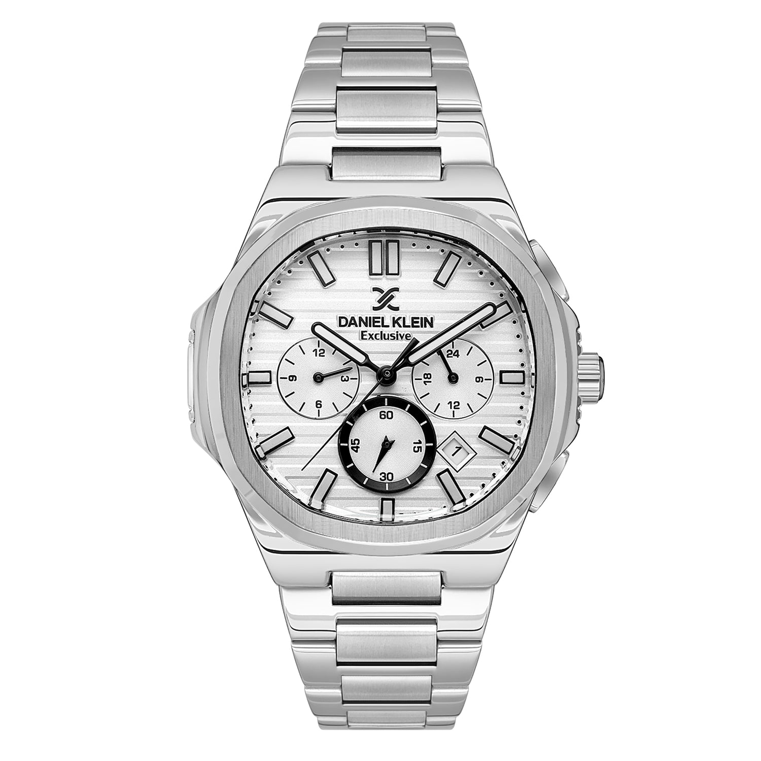 Daniel Klein Silver Dial Exclusive Men Analogue Watch