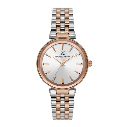 Daniel Klein Silver Dial Premium Women Analogue Watch