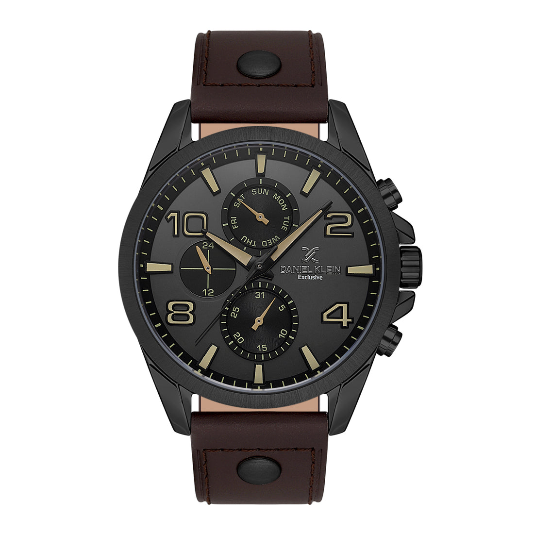 Daniel Klein Black Dial Exclusive Men Analogue Watch