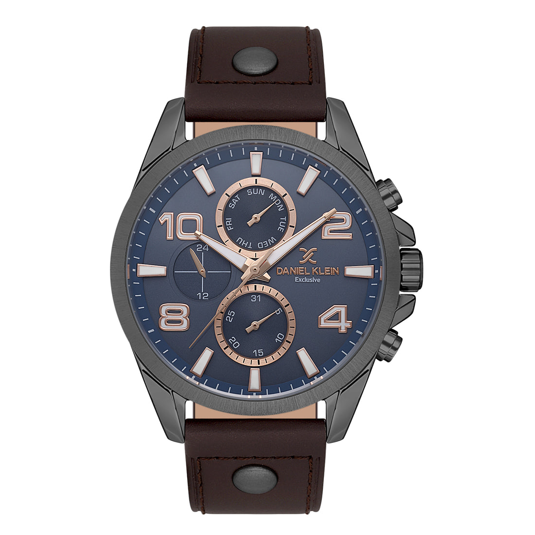 Daniel Klein Blue Dial Exclusive Men Analogue Watch
