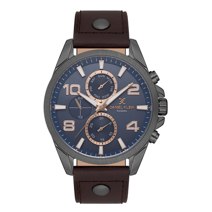 Daniel Klein Blue Dial Exclusive Men Analogue Watch