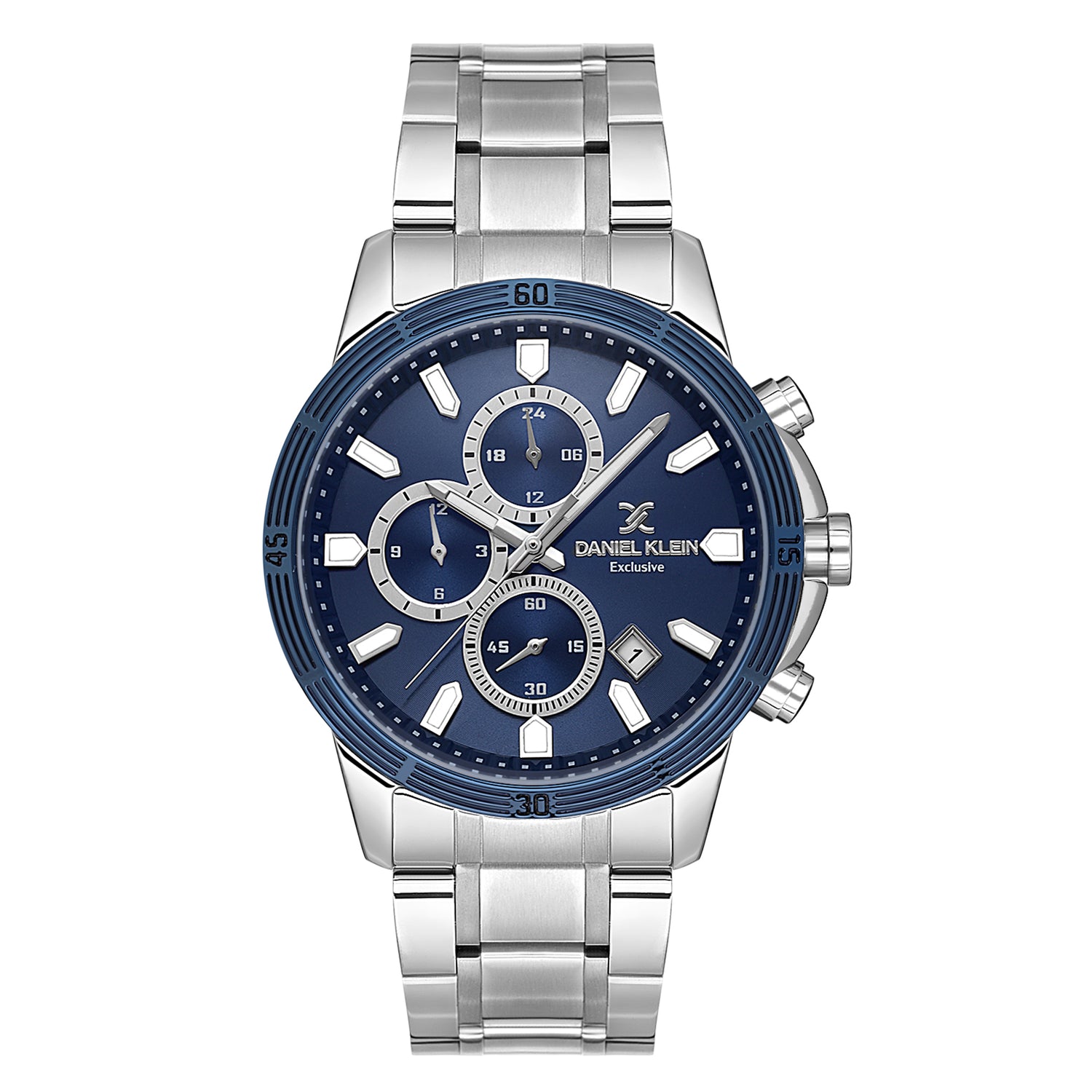 Daniel Klein Blue Dial Exclusive Men Analogue Watch