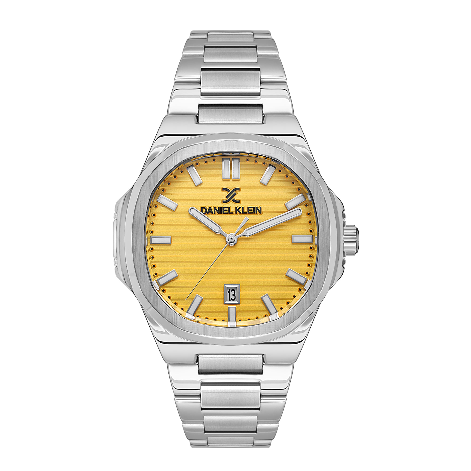 Daniel Klein Yellow Dial Premium Men Analogue Watch