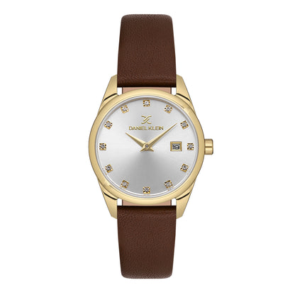 Daniel Klein Silver Dial Premium Women Analogue Watch