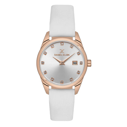 Daniel Klein Silver Dial Premium Women Analogue Watch