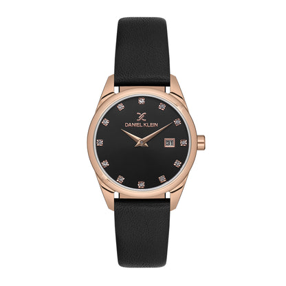 Daniel Klein Black Dial Premium Women Analogue Watch