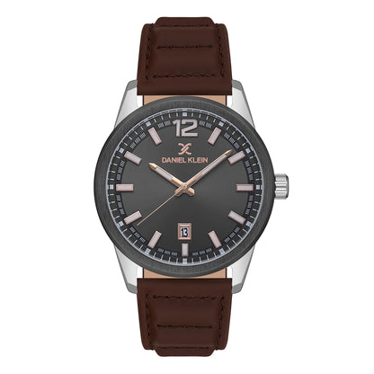Daniel Klein Grey Dial Premium Men Analogue Watch