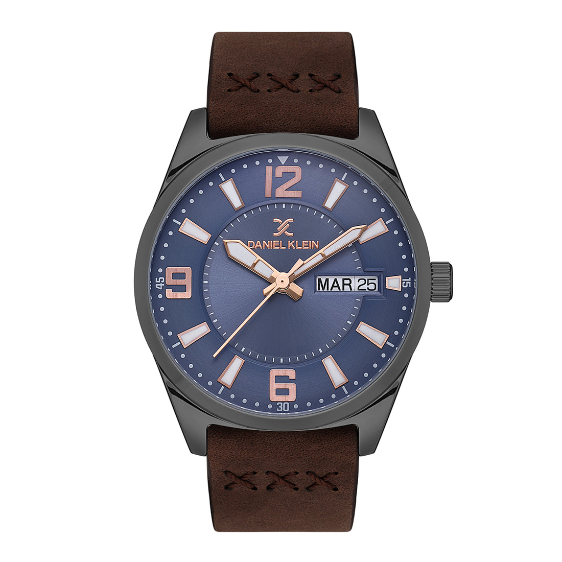 Daniel Klein Blue Dial Premium Men Analogue Watch