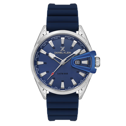 Daniel Klein Blue Dial Premium Men Analogue Watch
