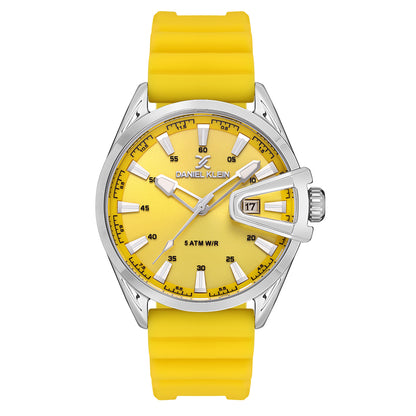 Daniel Klein Yellow Dial Premium Men Analogue Watch