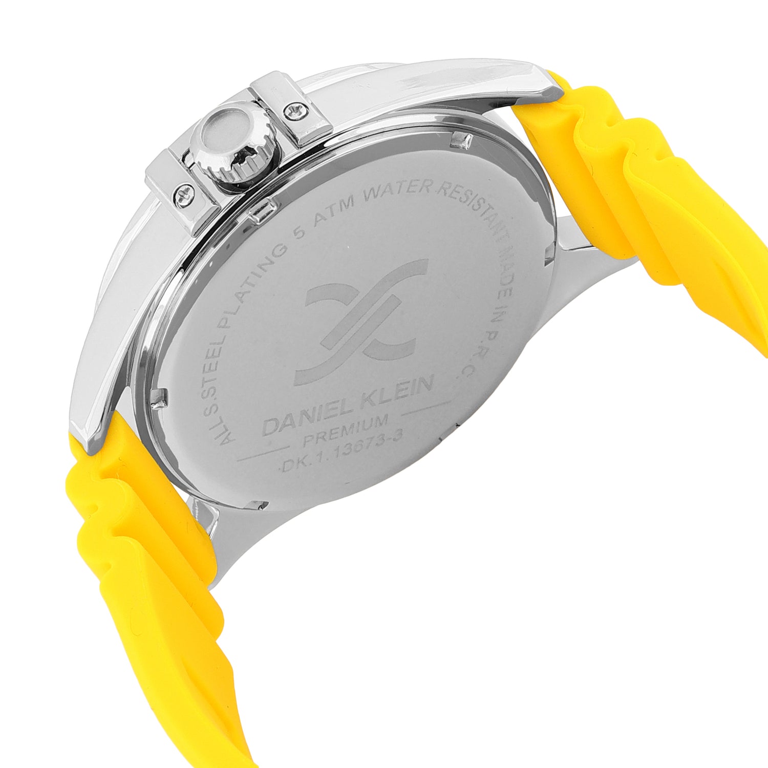 Daniel Klein Yellow Dial Premium Men Analogue Watch