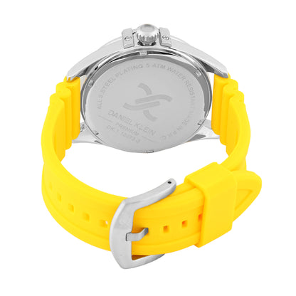 Daniel Klein Yellow Dial Premium Men Analogue Watch
