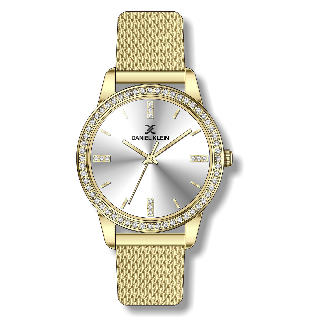 Daniel Klein Silver Dial Premium Women Analogue Watch
