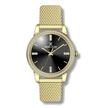 Daniel Klein Black Dial Premium Women Analogue Watch