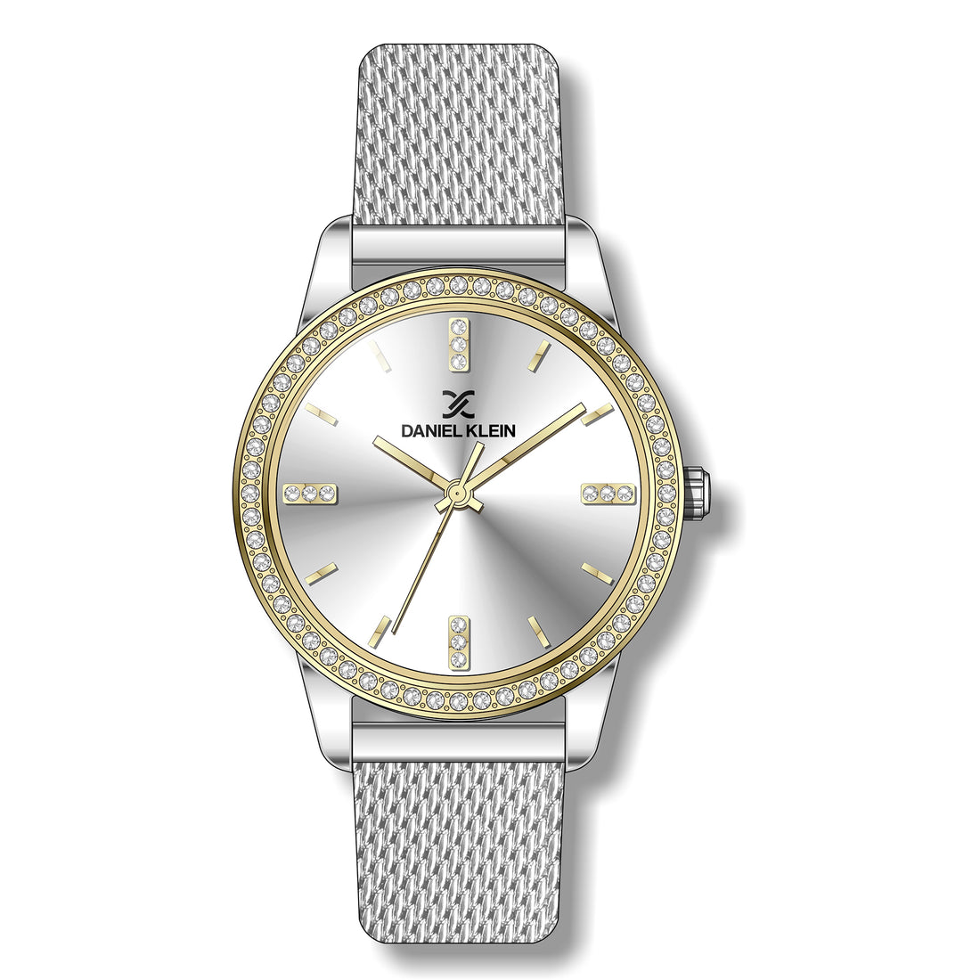 Daniel Klein Silver Dial Premium Women Analogue Watch