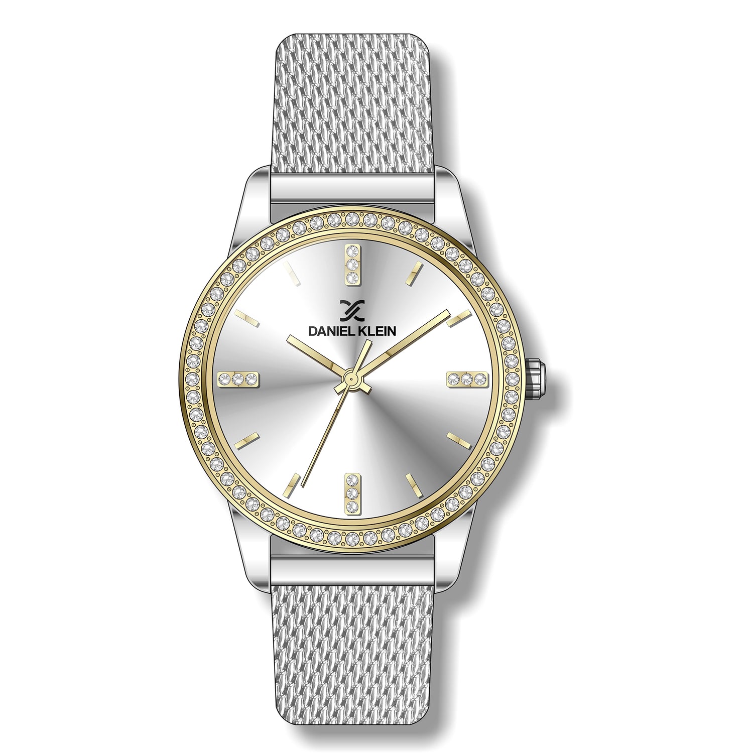 Daniel Klein Silver Dial Premium Women Analogue Watch