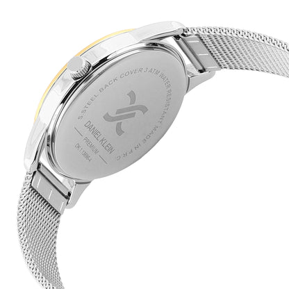 Daniel Klein Silver Dial Premium Women Analogue Watch