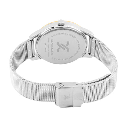Daniel Klein Silver Dial Premium Women Analogue Watch